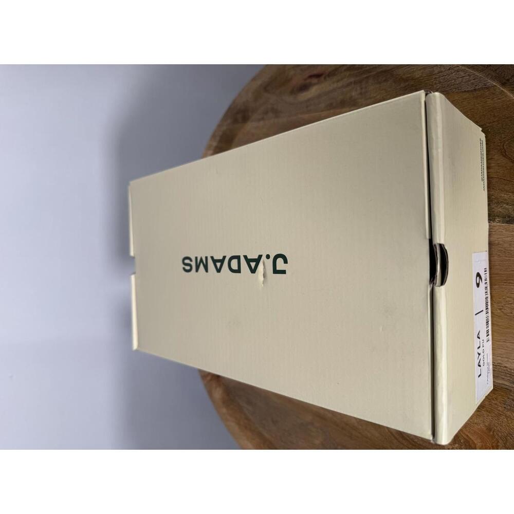 J.Adams Layla Gold PU Rhinestone Strap Heels Women's Size US 9 NWB - Picture 10 of 10